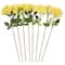 31.5" Yellow Dahlia Artificial Flower Stem, 8ct.